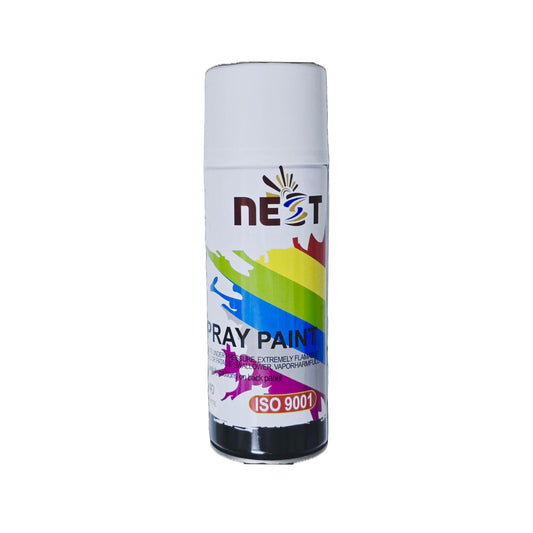 Spray Paint White 400ml All Purpose Quick Dry Aerosol for Car Metal Wood Plastic Furniture DIY Crafts