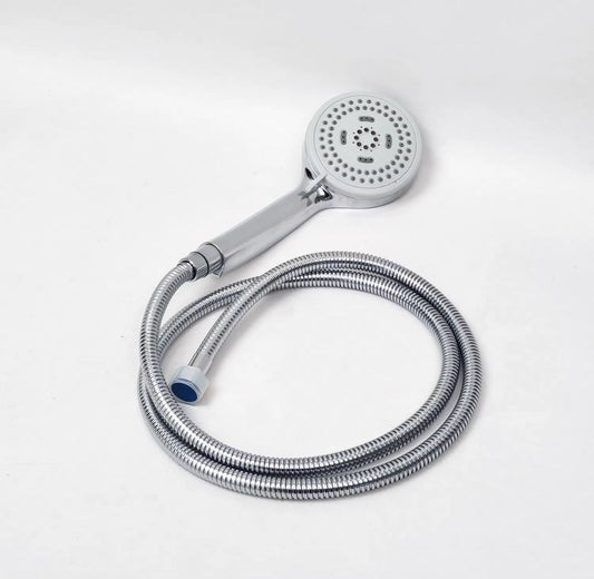 High-Pressure Handheld Shower Head with 1.5m Hose – Adjustable Spray Modes – Chrome Finish – Easy Installation