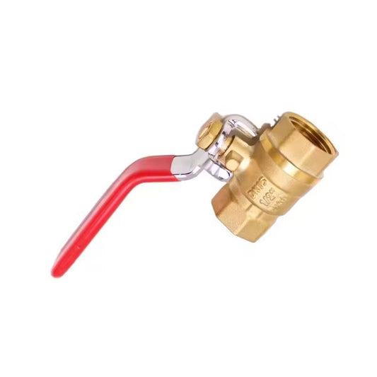 Heavy-Duty Brass Manual Ball Valve – 1/2" Shut-Off Valve for Water, Gas & Air Line Control