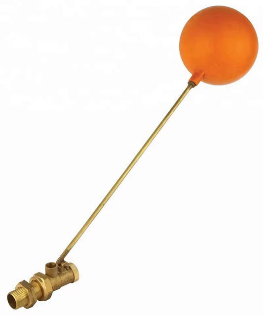 Heavy-Duty Brass Float Valve – High-Pressure Automatic Water Level Control Valve for Tanks & Reservoirs