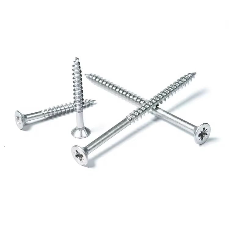 Fischer White Wood Screw 8 x 1 1/2 Inch – Strong Grip for Wood & Wall Plug Fixing – Rust-Resistant