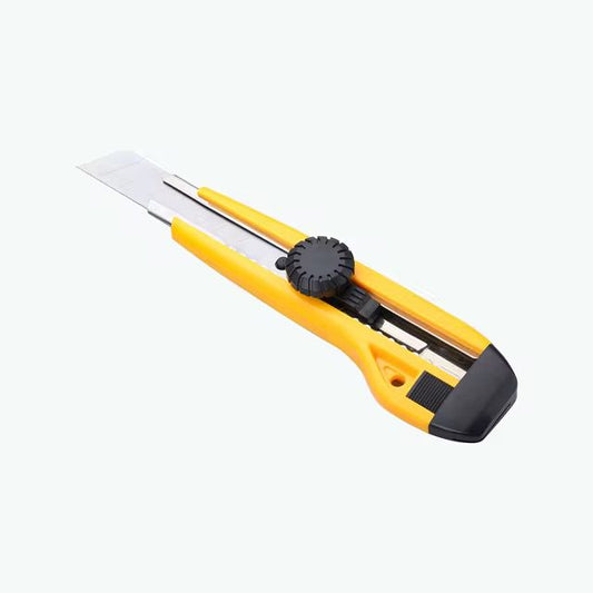 Office Cutter Knife with Safety Lock – Retractable Utility Knife for Paper, Boxes & Crafts