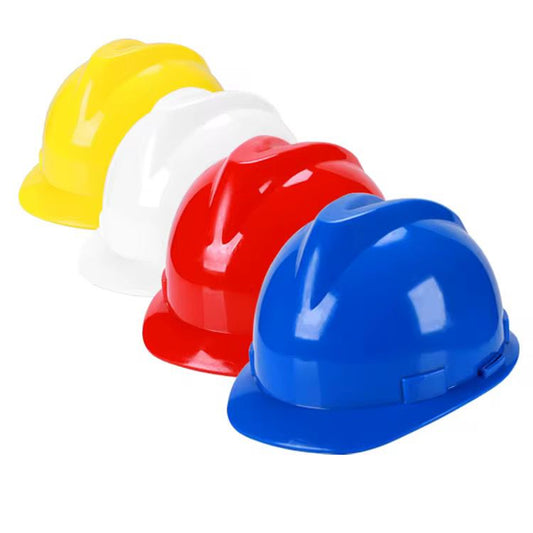 Hard Plastic Safety Helmet – Durable Construction Helmet with Adjustable Strap & Impact Protection