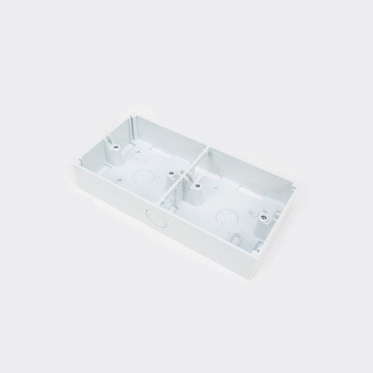 7 x 14 cm Electrical Socket Back Box – Durable PVC Wall Mount Box for Switches & Sockets