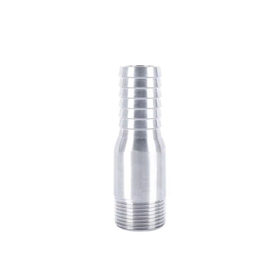 1/2 Inch Stepped Hose Nipple – Brass Barb Connector for Flexible Pipe & Garden Hose