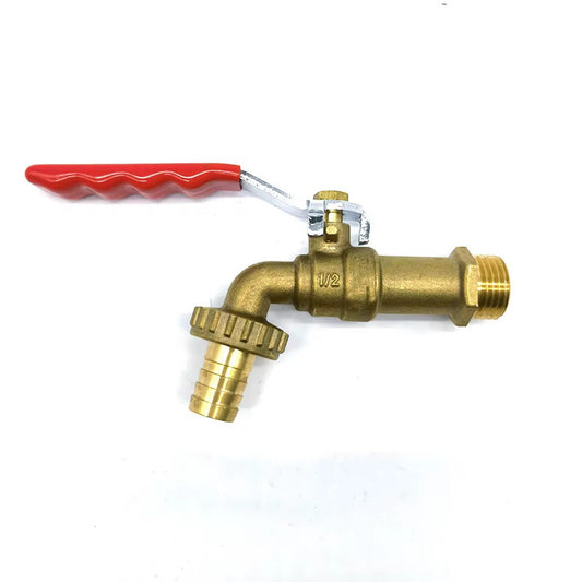 Durable Garden Water Tap 1/2 Inch – Brass Outdoor Bibcock for Hose Connector, Irrigation & Washing