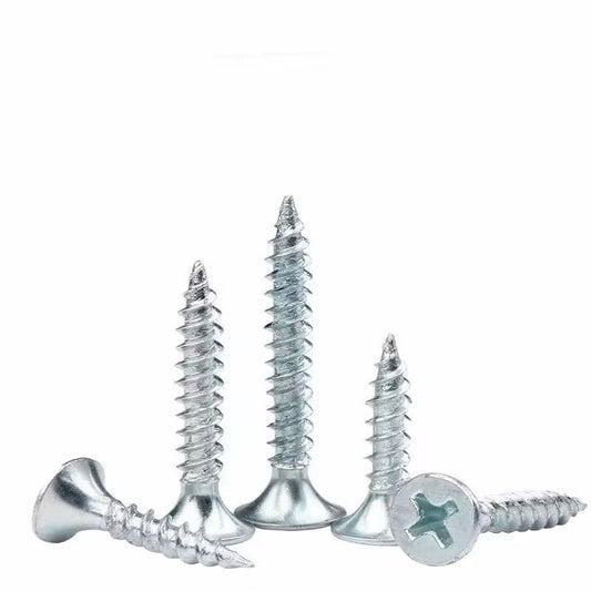 White Drywall Screws – Coated for Clean Finish – High Performance for Gypsum & Wood 1/2