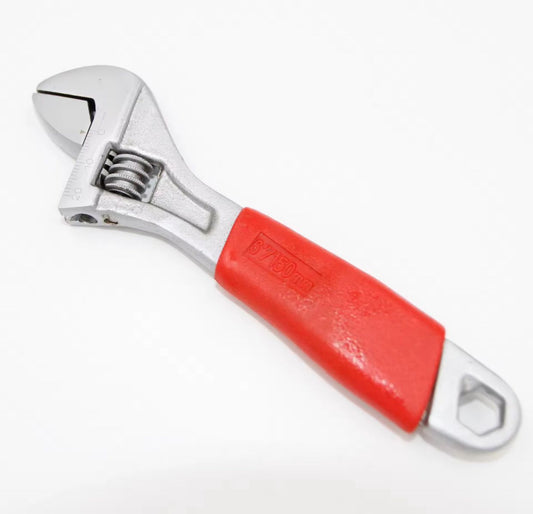 Adjustable Wrench – Heavy-Duty Steel Spanner with Movable Jaw – Multi-Purpose Tool for Nuts & Bolts