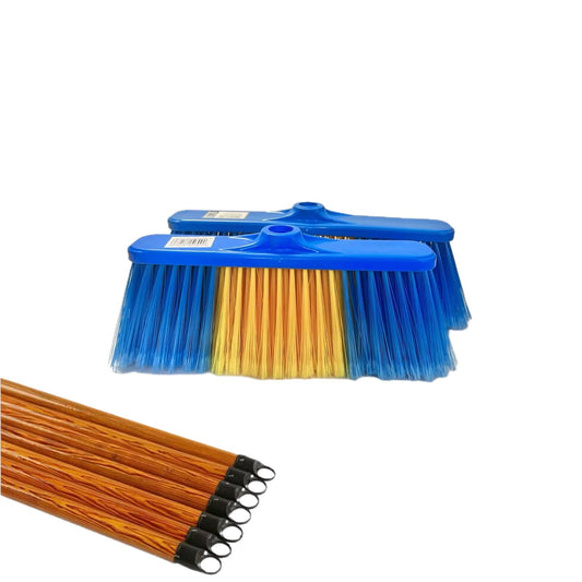 Cleaning Brush with Long Handle – Floor Broom for Home, Office & Outdoor Use