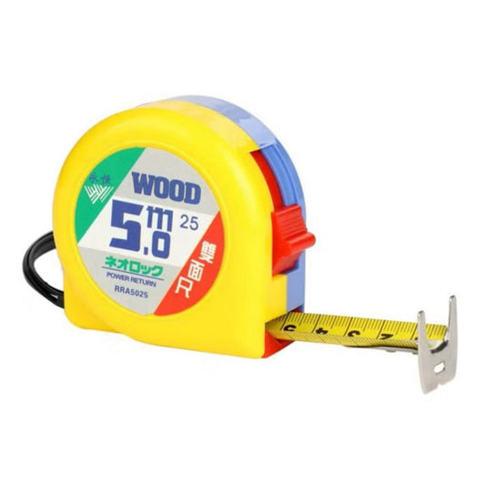 Heavy Duty Measuring Tape with Lock – Accurate Steel Blade Tape Measure for Construction, DIY & Tailoring – Easy Read, Shockproof Case (5m / 3m / 7.5m / 10m)