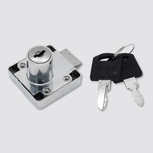 Drawer Lock with 2 Keys