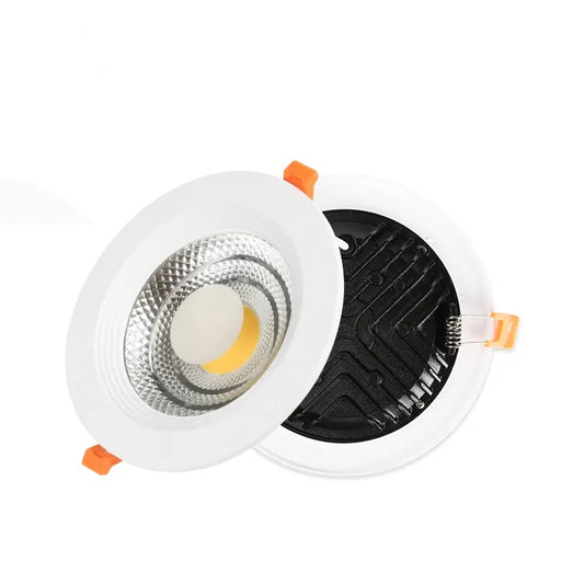7W LED COB Light – Ultra Bright Energy-Saving Downlight – Ceiling Recessed Spotlight for Home, Office, Shop – Warm/White Light