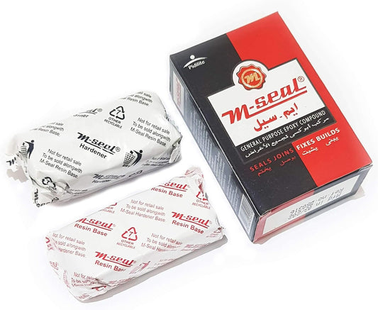 M-Seal Epoxy Compound – Industrial Strength Adhesive & Sealant – 100g Pack