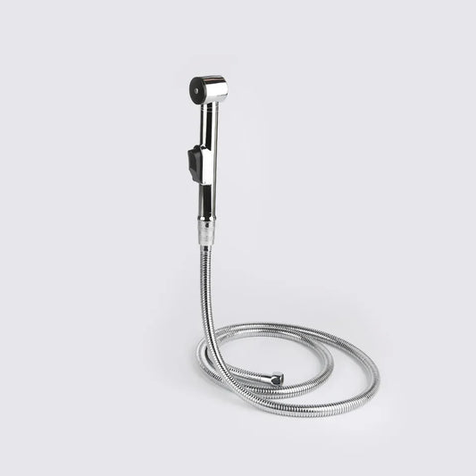 Shattaf Bidet Sprayer Set – Handheld Stainless Steel Toilet Spray with Hose & Holder – High-Pressure, Leakproof, for Bathroom & Muslim Shower